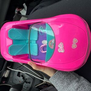 Barbie Pink Convertible with Teal Interior